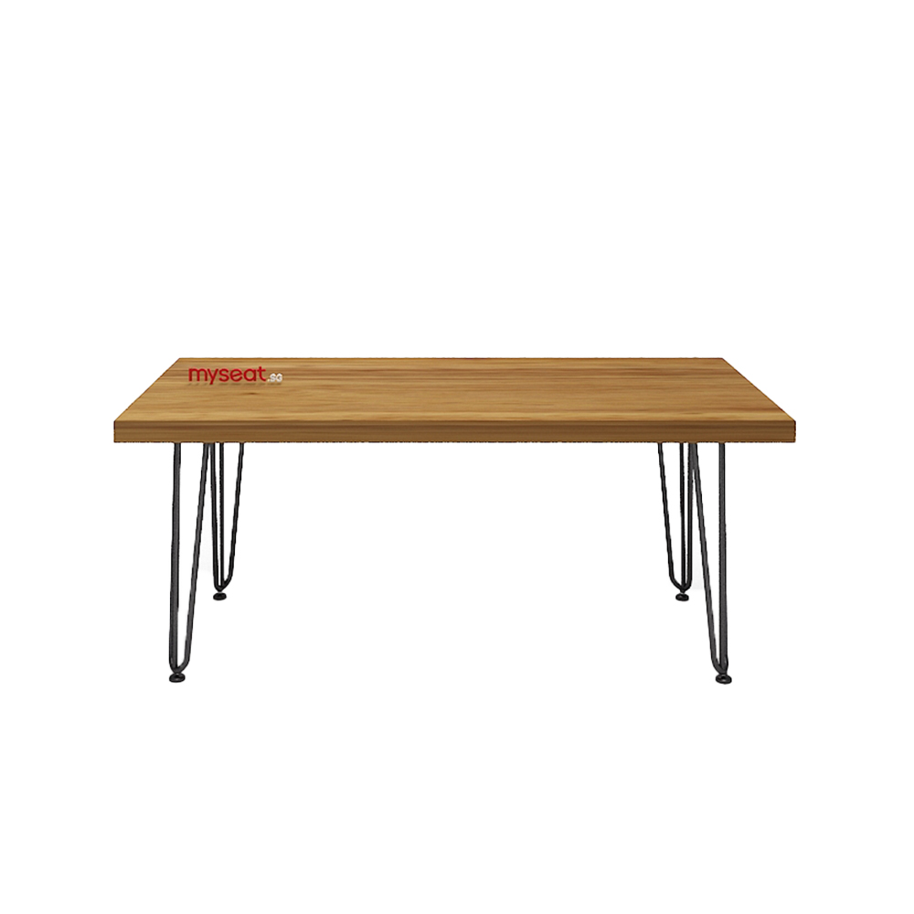 Solid Wood Coffee Table MYSEAT.sg Free Delivery & Assembly