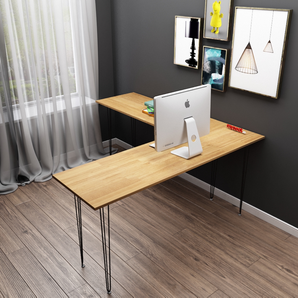 contemporary desk black