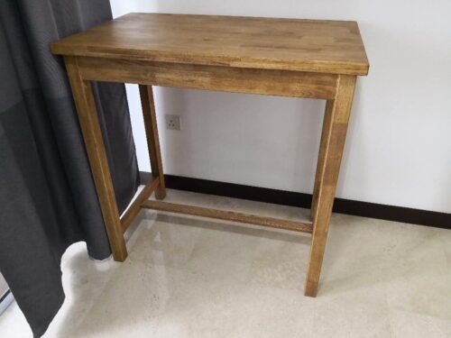 OKA Solid Wood High Table photo review