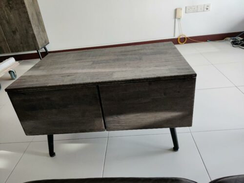 DUNCAN Solid Wood Coffee Table photo review