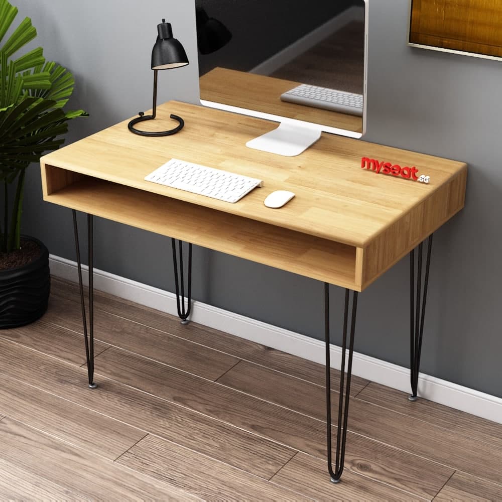 Jeff Study Table with Storage, Office & Study Room Furniture Singapore  (SG)