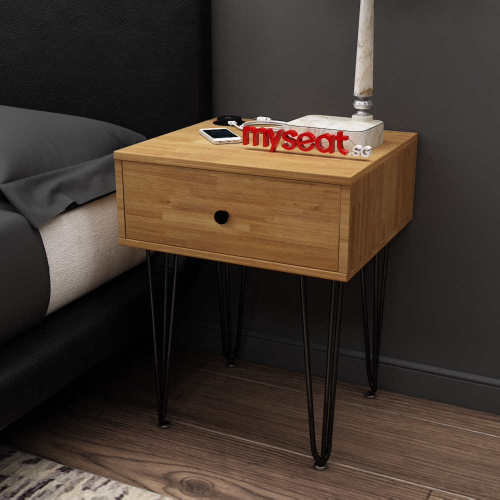 cheap wooden bedside table