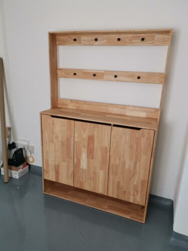 AMELIA Solid Wood Shoe Cabinet photo review