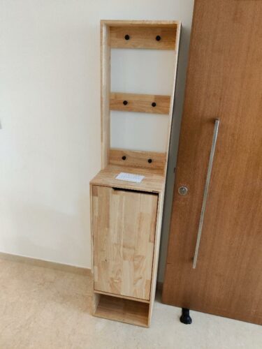 AMELIA Solid Wood Shoe Cabinet photo review