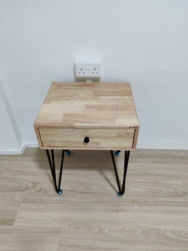 AADI Solid Wood Bedside Table photo review