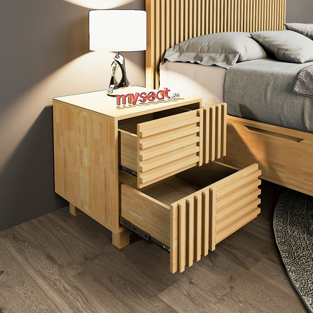 bedside drawers wood