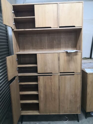HANNA Solid Wood Shoe Cabinet photo review