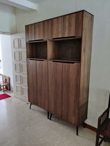 HANNA Solid Wood Shoe Cabinet photo review