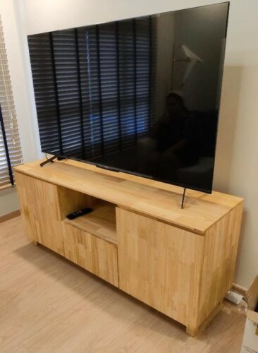 ALEX Solid Wood TV Cabinet photo review