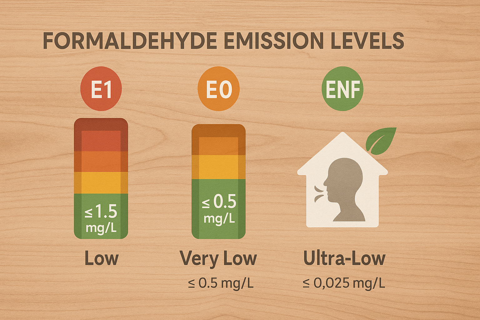 formaldyhyde emission levels for furniture in singapore