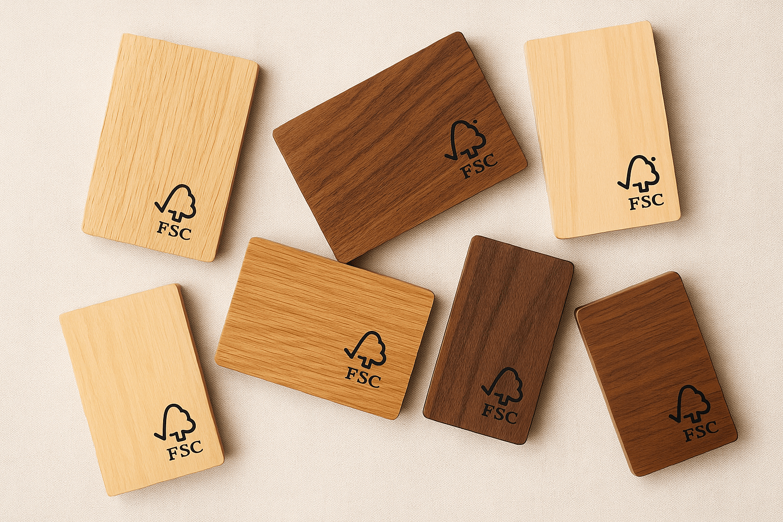 fsc-certified-wood-sample-flatlay-various-finishes